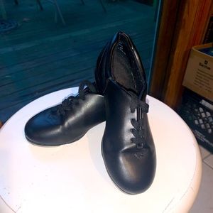 Capezio Black Tele Tone Tap Shoes 13W
